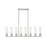 Boreas 8 Light Stem Hung Island 13.75 Inch and 48 Inch Wide by Innovations - 617-8I-G617-11