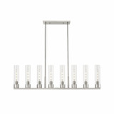 Boreas 8 Light Stem Hung Island 13.75 Inch and 48 Inch Wide by Innovations - 617-8I-G617-11