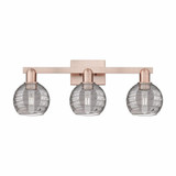 Athens Deco Swirl 3 Light Bath Vanity 26 Inch Wide by Innovations - 716-3W-G1213-6