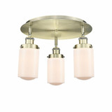Dover 3 Light 16.25 Inch Wide Flush Mount by Innovations - 916-3C-G31
