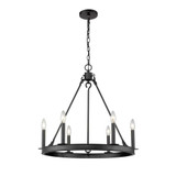 Barclay 6 Light Chandelier 25 Inches Wide by 24 Inches High by Z-Lite - 482R-6