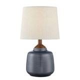 Lismore One Light Table Lamp 10 Inches by 17 Inches High by Lite Source - LS-23345BB