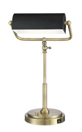 Caileb 6.5W 1 LED Desk/Table Lamp 19 x 8.25 Inches by Lite Source - LS-23392