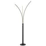Monita 90W 3 LED Arc Floor Lamp 80.75 x 24.75 Inches by Lite Source - LS-83564