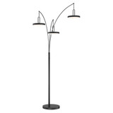 Sailee 90 Inch 45W 3 LED Arch Floor Lamp by Lite Source - LS-83278BB