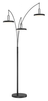 Sailee 90 Inch 45W 3 LED Arch Floor Lamp by Lite Source - LS-83278BB