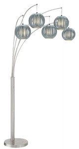 Deion 5 Light Arch Floor Lamp 90 x 78 Inches by Lite Source - LS-8872PS