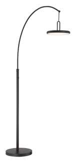 Sailee 30W 1 LED Arch Floor Lamp 15.75 x 84.25 Inches High by Lite Source - LS-83277BB