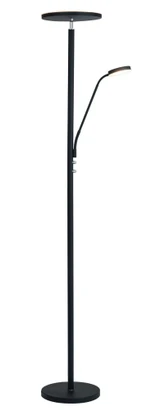 Monet 30W 1 LED Torchiere Lamp 11 x 71.75 Inches High by Lite Source - LS-83353BB