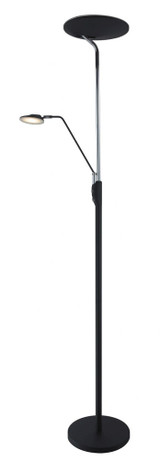 Keira 72.25 Inch 28W 1 LED Torchiere Lamp by Lite Source - LS-83325BB