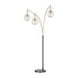 Kaira 3 Light Arch Floor Lamp 89 x 62 Inches by Lite Source - LS-83502