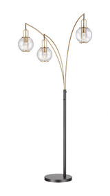 Kaira 3 Light Arch Floor Lamp 89 x 62 Inches by Lite Source - LS-83502