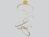 Aria 1 Light Oversized Chandelier By Avenue HF4446 - HF4446