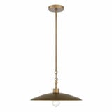 York 1 Light Pendant 6.75 Inch Tall and 16 Inch Wide by Minka Lavery - 296