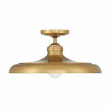 Crowne 1 Light Semi Flush Mount 7.25 Inch and 16 Inch Wide by Minka Lavery - 3936