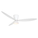 Hourglass 3 Blade Flush Mount Ceiling Fan with Light Kit by Minka Aire - F468L