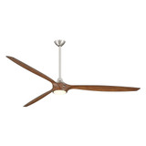 Pierce 3 Blade Ceiling Fan with Light Kit 84 Inch Wide by Minka Aire - F763L