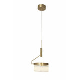 Fleming 26W 2 LED Off Set Small Pendant by Abra - 10101PN