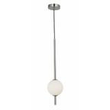 Bâton 12W 1 LED Light Mini Pendant by Abra - 10020PN