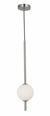 Bâton 12W 1 LED Light Mini Pendant by Abra - 10020PN