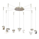 Atlas 45W 9 LED Light Medium Pendant by Abra - 10073PN