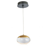 Athena 6W 1 LED Mini Pendant 6 Inch Length by Abra - 10061PN