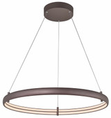 Sling 76.5W 1 LED Oversized Pendant by Abra - 10008PN
