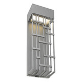 Aspen 15W 1 LED Wall Sconce 14 Inch Tall by Abra - 50061ODW