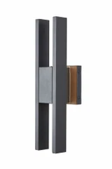 Slate 24W 2 LED Outdoor Wall Lantern by Abra - 50007ODW