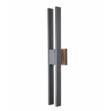 Slate 44W 2 LED Outdoor Wall Lantern by Abra - 50009ODW