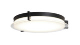 Matrix 30W 1 LED 13.78 Inch Wide Round Flush Mount by Abra - 30011FM