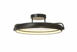 Rave 32W 1 LED 18 Inch Wide Dual Ring Flush Mount by Abra - 30083FM