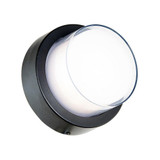 Geo 9W 1 LED 6.3 Inch Wide Acrylic Outdoor Wall Sconce by Abra - 50022ODW