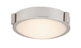 Halo 16W 1 LED 8 Inch Wide Flush Mount by Abra - 30064FM