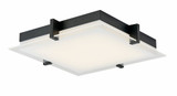 Matrix 22W 1 LED 12.2 Inch Wide Square Flush Mount by Abra - 30012FM