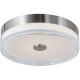 Iris 20W 1 LED Flush Mount 11.5 Inch Tall and 3 Inch Wide by Abra - 30040FM