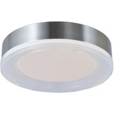 Waves 20W 1 LED Flush Mount 12 Inch Tall and 2.36 Inch Wide by Abra - 30043FM