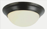 Back To Basics 3 Light 16 Inch Wide Flush Mount by Trans Globe - 57702