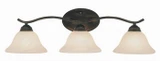3 Light Vanity Light 26 Inch Wide by Trans Globe - 2827