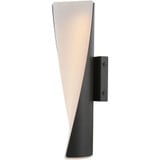 Vortex 18W 2 LED Outdoor Wall Mount 4.33 Inch Tall and 15 Inch Wide by Abra - 50116ODW