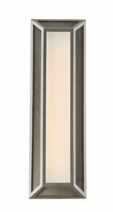 Cell 16W 1 LED Low Profile Wall Sconce 18 Inch Tall by Abra - 50085ODW