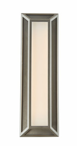 Cell 16W 1 LED Low Profile Wall Sconce 18 Inch Tall by Abra - 50085ODW