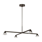 Midrand 31.9W 4 LED Crystal Chandelier 37.4 Inch by Visual Comfort Modern - SLCH754