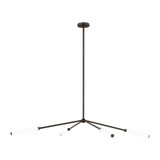 Poza 25.4W 4 LED Chandelier 63.5 Inch Wide by Visual Comfort Modern - SLCH746