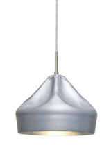 Lotus One Light Pendant with Flat Canopy 9.5 x 6.75 Inches by Besa  - 1JT-LOTUS