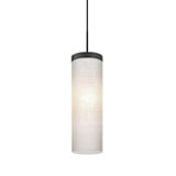 Friz 1 Light Linen Glass Mini Cord Pendant by Besa - 1JT-FRIZLN