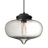 Mira 1 Light Small Cord Pendant by Besa - 1JT-MIRA