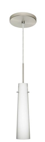 Camino 1 Light Mini Cord Pendant with Flat Canopy by Besa - 1BT-CAMINO