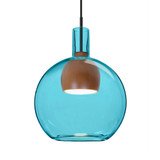 Benji 9W 1 LED Small Cord Pendant by Besa - 1JT-BENJI