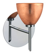 Divi 1 Light Wall Sconce 6.63 Inch Tall by Besa - 1SW-DIVI
